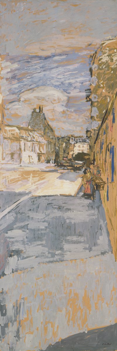 Straßen von Paris (Panel 2 von 6), ca. 1908 von Edouard Vuillard